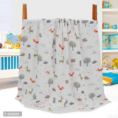 Cotton Printed Muslin Swaddler For Baby-thumb0