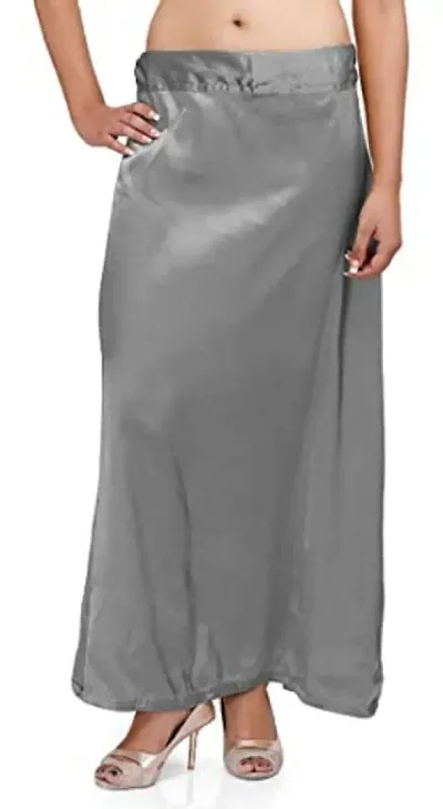 Trendy Women's Satin Solid Petticoat