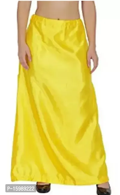 Gorgeous Satin Solid Petticoat For Women