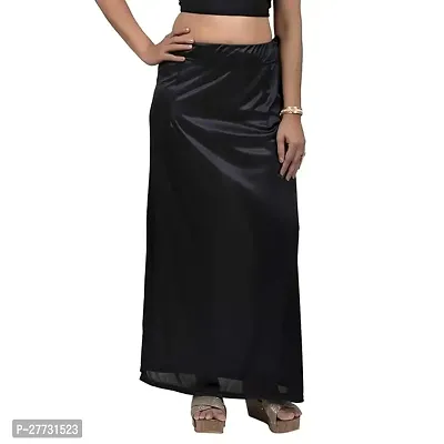 Classic Satin Solid Petticoats for Women-thumb0