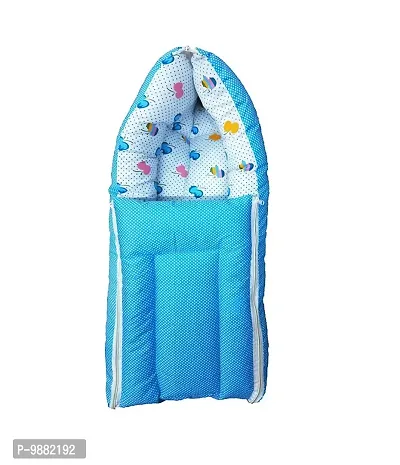 Baby Sleeping Bag Comfortable New Born Carry Bag (0-6 Months, Blue)-thumb0