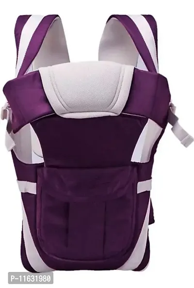 4-in-1 Adjustable Baby Carrier Purple Colour Cum Kangaroo Bag/H 1 Count (Pack of 1)