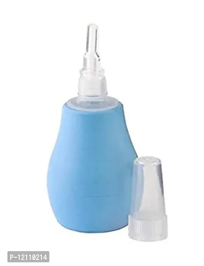 Baby Nose Cleaner/Nasal Vacuum Sucker Mucus Snot Aspirator for Babies (Blue, Pack of 1)-thumb0