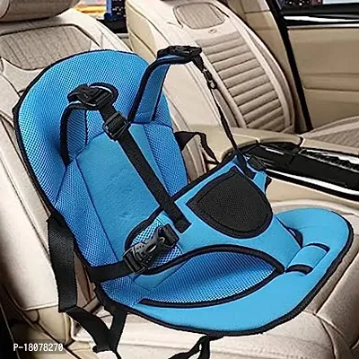 Baby Car Seat with Safety Belt for Small Kids  Babies(Multicolor)-thumb0