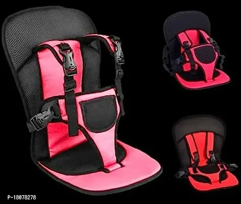 Baby Car Seat with Safety Belt for Small Kids  Babies(Multicolor)-thumb0