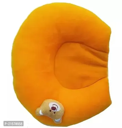 New Born Baby Neck Support Pillow for Head Shaping with Mustard Seeds  Pillow (0-6 Months)-thumb0