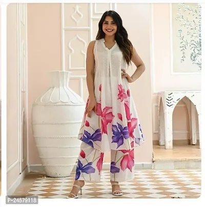 Georgette Kurta Bottom Set-thumb3