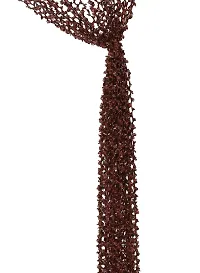 FURNISHINGKART Open Twisted String Curtain - 6.5ft Brown-thumb3