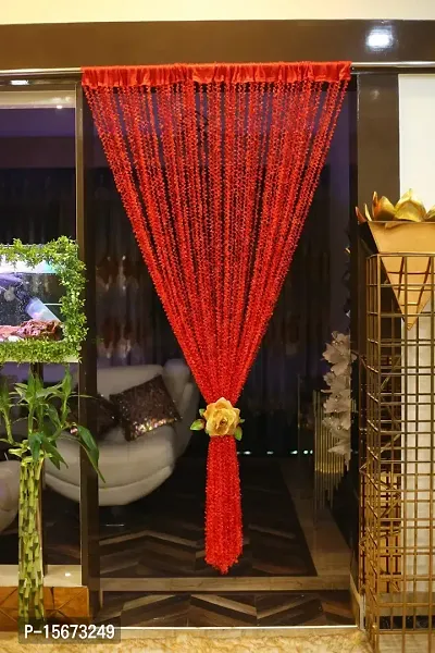 FURNISHINGKART Fancy Multicolor String Door,Window,Partition,Decoration,Arch,Mandir Curtain for Festive Season, Navratre, Diwali, Ganpati, Christmas, New Year-One Curtain-thumb0