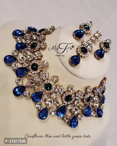 Stylish  Alloy American Diamond Jewellery Set For Women