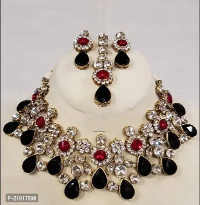 Stylish  Alloy American Diamond Jewellery Set For Women