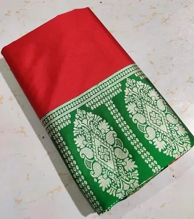 Alluring Cotton Silk Saree with Blouse piece 