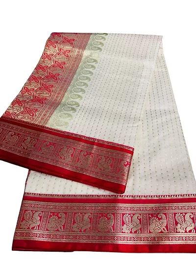 Elegant Cotton Silk Saree with Blouse piece 