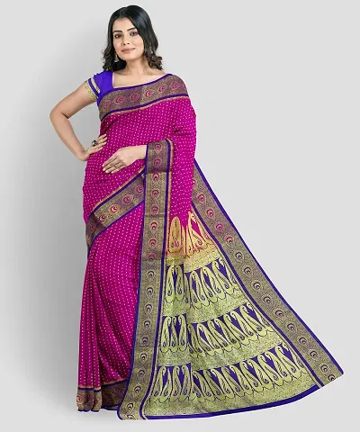 Must Have Cotton Silk Saree with Blouse piece 