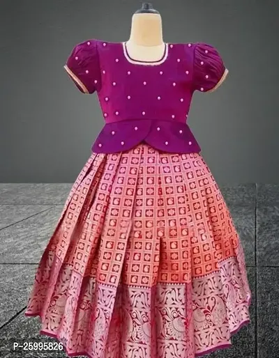 Stylish Fancy Designer Multicoloured Cotton Lehenga Cholis For Girls