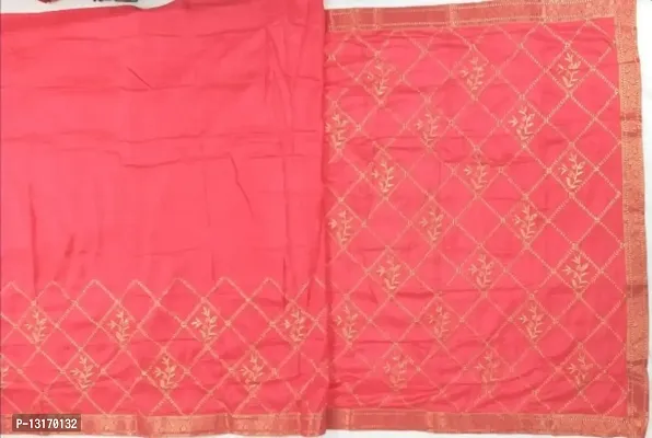 Classic Art Silk Embellished Saree with Blouse piece