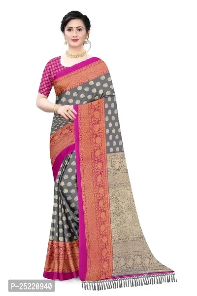 Satrani Paisley, Floral Print, Geometric Print Daily Wear Silk Blend, Crepe  Saree - Price History