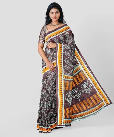 Fancy Silk Saree with Blouse Piece for Women