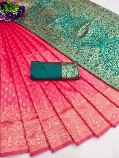 Attractive silk blend sarees 