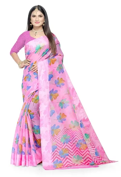 Must Have Cotton Saree With Blouse Piece