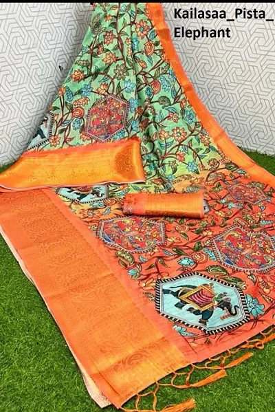 Alluring Cotton Silk Sarees with Blouse piece
