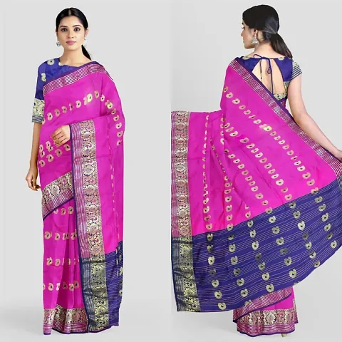 Classic Art Silk Woven Design Saree with Blouse piece