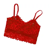 Stylish Fancy Net Lace Lightly Padded Bras For Women Pack Of 2-thumb4