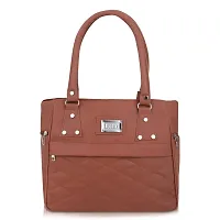 Stylish Multicoloured PU Self Pattern Handbags For Women Pack Of 2-thumb2