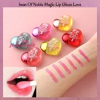 Heart Shape Lip Gloss( 6 Pieces) Moisturizing And Hydrating Lip Gloss Tint For Dry And Chapped Lips-thumb3