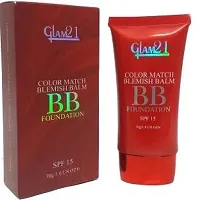 Glam21 Color Match BB Foundation SPF15 I Dual Purpose of Foundation  Sunscreen Blemish-free Glow | Non-cakey Daily Use | Non-greasy  Lightweight | Long-lasting Radiant Makeover| 30gm - 04-thumb1