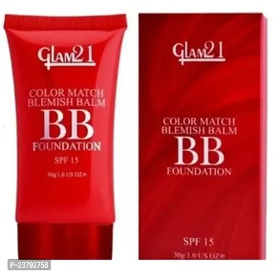 Glam21 Color Match BB Foundation SPF15 I Dual Purpose of Foundation  Sunscreen Blemish-free Glow | Non-cakey Daily Use | Non-greasy  Lightweight | Long-lasting Radiant Makeover| 30gm - 04-thumb5