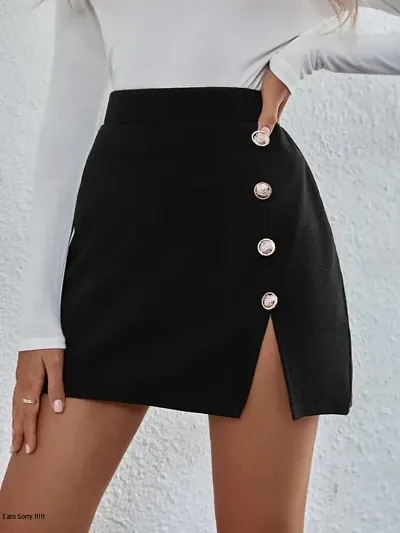 Trendy Printed Mini Skirt