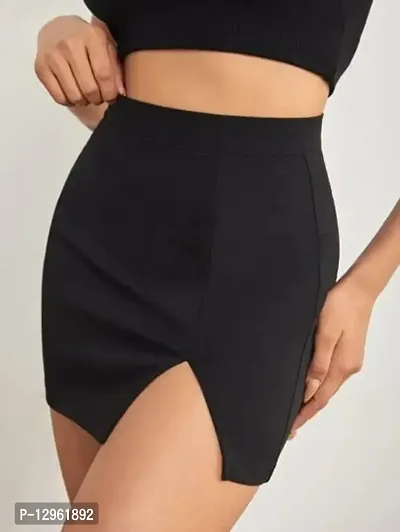 Black Mini Skirt Black