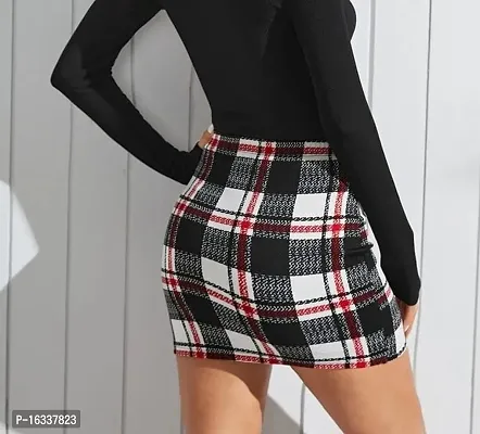 Classic Cotton Spandex Skirts for Women-thumb3