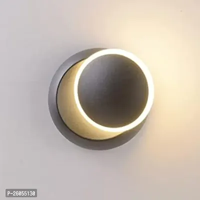 Groeien Wall Rotating 12Watts 360 Degree Adjustable Led Round Sun Moon Eclipse Wall Light For Bedroom,Dining- Warm White