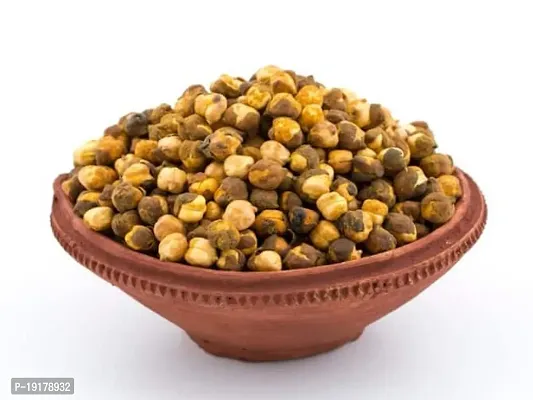 Roasted Salted Desi Chana, Chickpeas Dana | Gluten Free | Made by Vacuum Roasted Technology, Healthy Gujarati Snack (900 Gram)