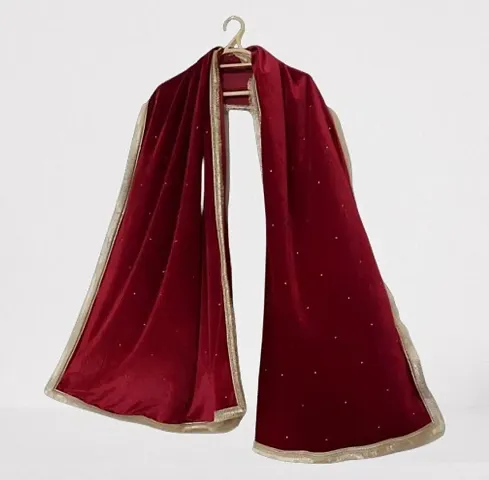 Stylish Velvet Dupattas For Women