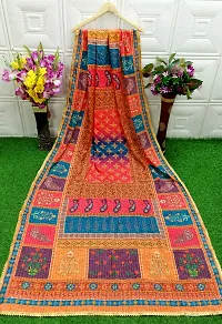 Elite Multicoloured Silk Blend Printed Dupattas For Women-thumb1