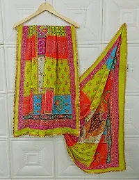 Elite Multicoloured Silk Blend Printed Dupattas For Women-thumb2