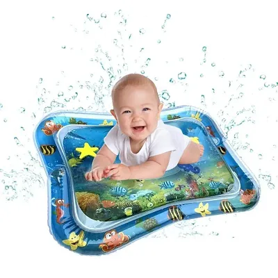 Baby Kids Water Inflatable Play Mat Helps To Develop Head Neck and Shoulder Muslces ( Age 3 Months -12 Months)
