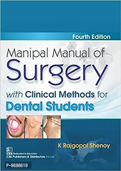 Trendy Manipal Manual Of Surgery With Clinical Methods For Dental Students 4Ed (Pb 2021) Paperback &ndash; 1 January 2021