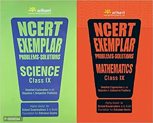 Trendy Ncert Exemplar Problems-Solutions Science And Mathematics Class 9 (Set Of 2 Books) Paperback &ndash; 14 April 2018