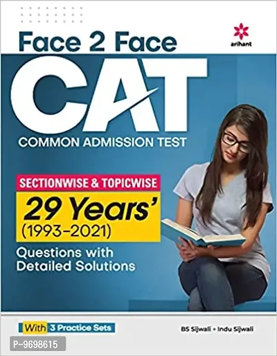 Trendy Face To Face Cat 29 Years (1993-2021) Sectionwise And Topicwise Solved Paper 2022 Paperback &ndash; 25 January 2022-thumb0