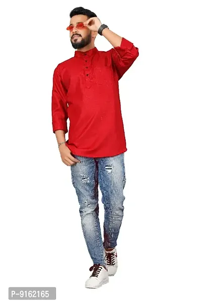 Mens Short Kurta