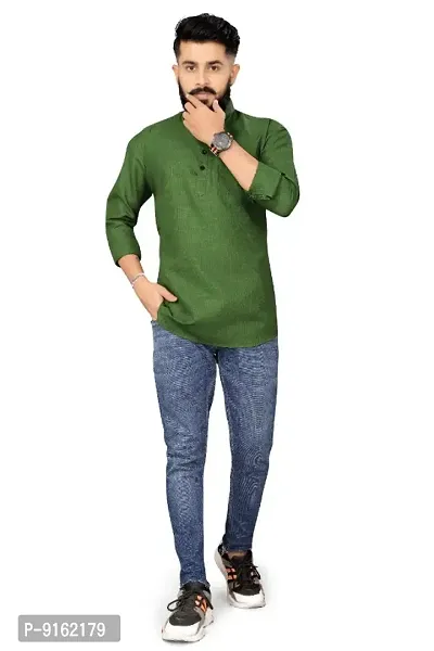 Mens Short Kurta-thumb0