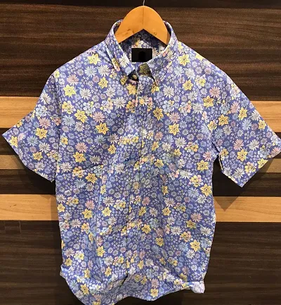 Best Selling Polycotton Short Sleeves Casual Shirt 