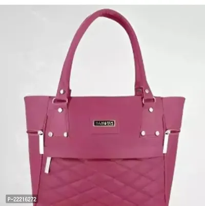 Stylish Magenta Artificial Leather  Handbags For Women