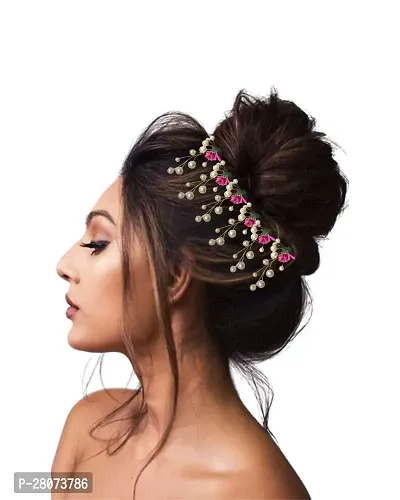 HAIR PINS FOR WOMEN HAIR ACCESSORY FOR WEDDING PINK-thumb0