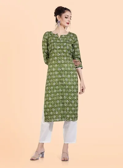 Round Neck Casual And Partywear Kurta With Pant For Women