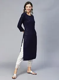 Classic Rayon Chikankari Kurtis for Women-thumb2